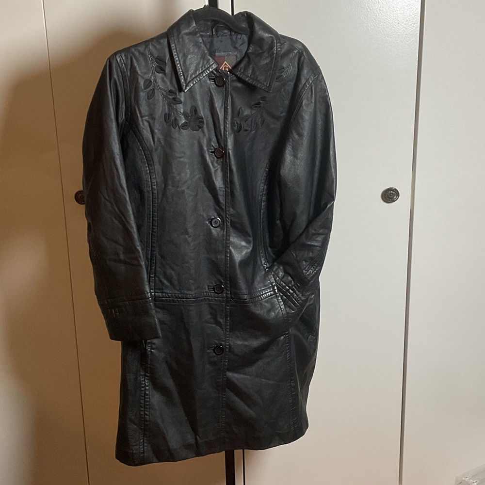 Vintage G lll leather coat